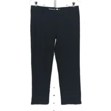 Betabrand Black Straight Leg Crop Yoga Style Pants sz S