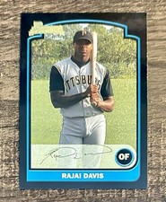 2003 Bowman Metallic Gold Rajai Davis #294 Rookie RC