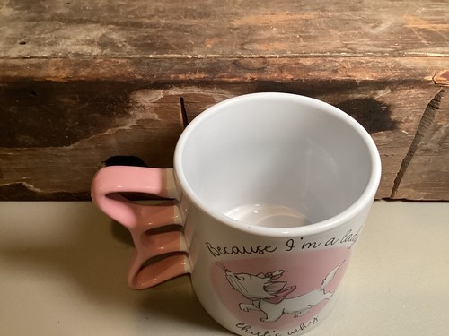 Silver Buffalo Disney Aristocats Marie Because I'm A Lady That's Why Mug, MINT - Picture 5 of 7