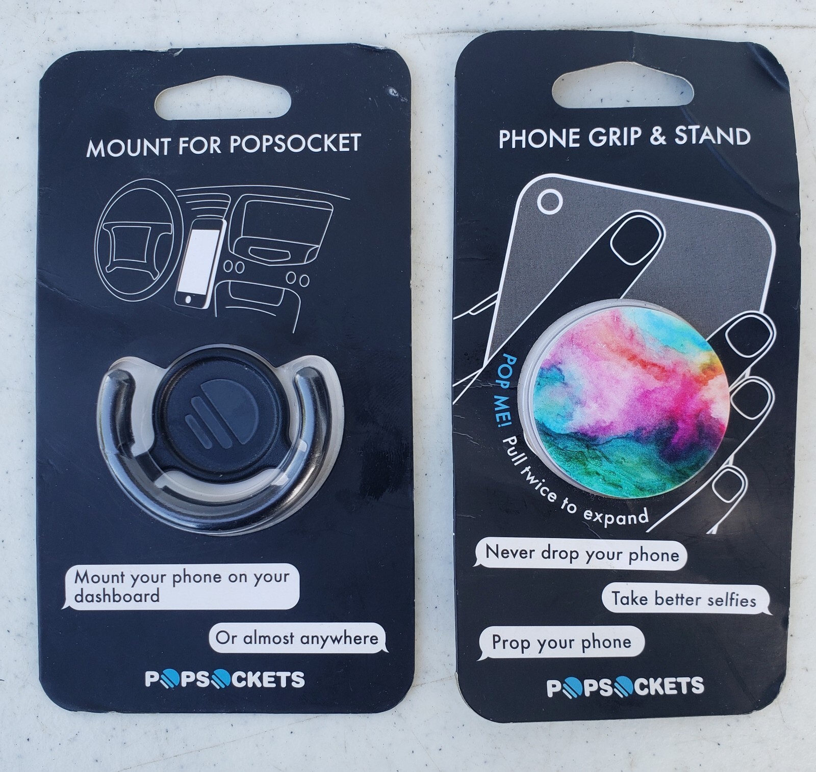 Popsocket Phone Grip & Stand with Popsocket Multisurface Mount-image