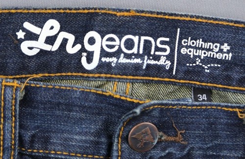 Pantalones de mezclilla para hombre LR Geans Lifted Research LRG sueltos rectos talla 34 (Sr 34x32) - Imagen 6 de 11