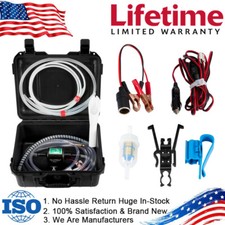 Pompa Trasferimento Carburante 12V 30GPH 5-9 PSI Benzina Diesel per Auto UTV Trattore HEP-02A