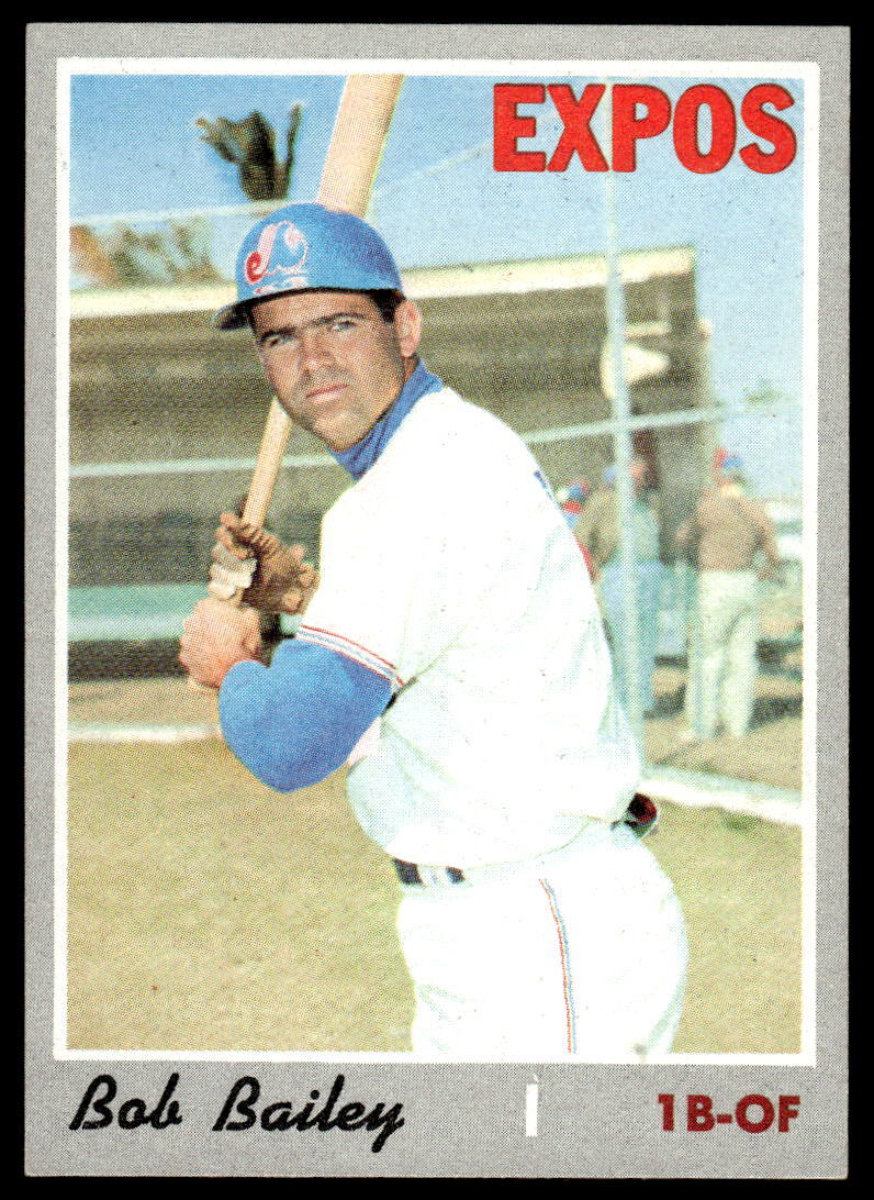 1970 Topps #293 Bob Bailey BASEBALL Montreal Expos | eBay