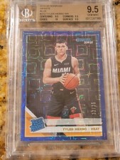 2019-20 Donruss Choice Tyler Herro Blue Infinite Rated Rookie /35 BGS 9.5