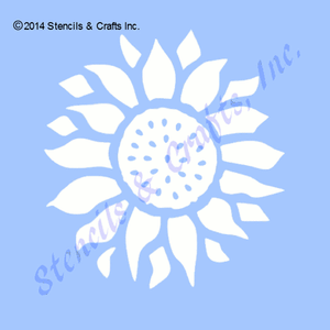 Image Is Loading 4 5 034 SUNFLOWER STENCIL FLOWER STENCILS TEMPLATE