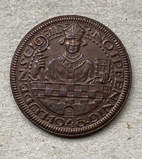 Sammlerst&uuml;ck Spendenmedaille L&uuml;denscheider Notpfennig von 1948