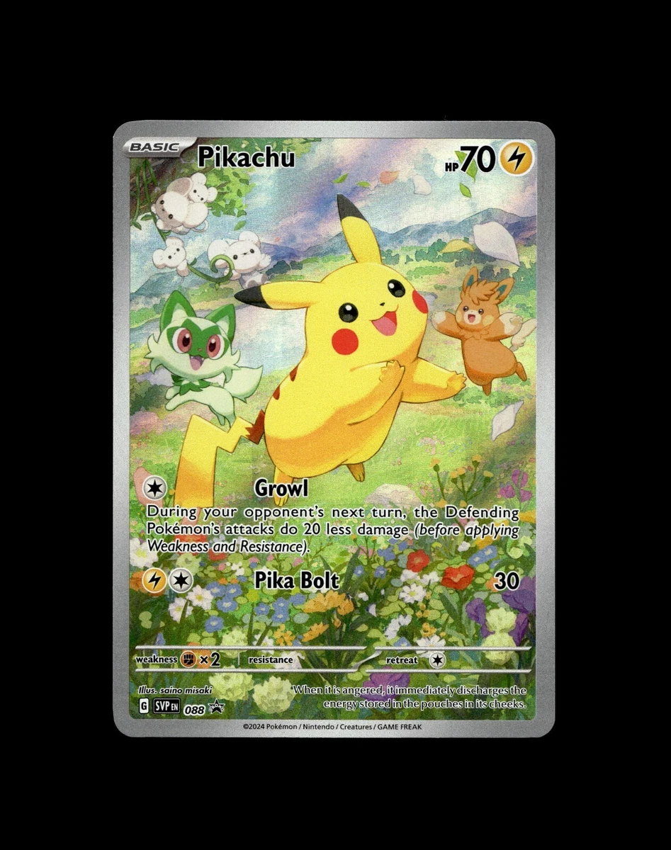 Pikachu 088 Sv: Scarlet & Violet Promo Cards for sale | eBay