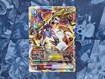 Digimon - Shoutmon X7 - BT11-019 - Dimensional Phase - Super Rare