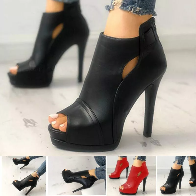 Pumps Women Shoes High Heels Women Sandals 2021 Zipper New Fashion Summer  High Heels Sexy Ladies Peep Toe Shoes Women Pumps