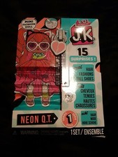 NEON QT LOL SURPRISE! JK MINI FASHION DOLL 15 SURPRISES SERIES 1 BRAND NEW 