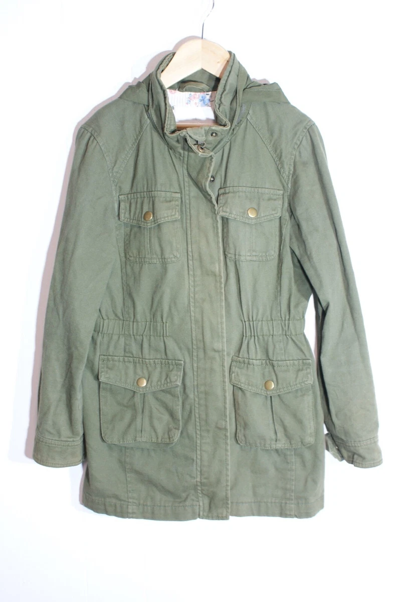 MATALAN GIRLS HOODED SCHOOL JACKET KHAKI AGE 10 YEARS eBay