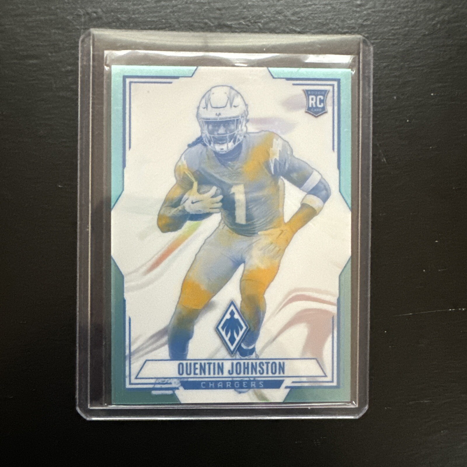2023 Phoenix Quentin Johnston Teal Rookie Contours RC #73/150 Chargers