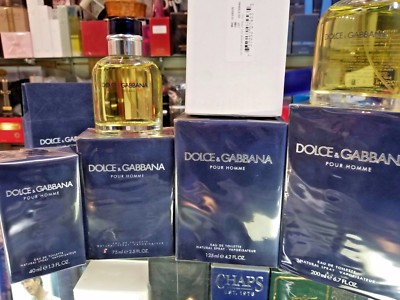 Dolce & Gabbana ORIGINAL Pour Homme 0.15 1.3 2.5 4.2 6.7 oz EDT +