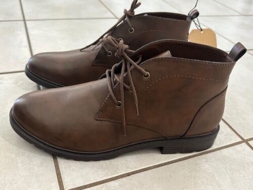 Frye & Co Mens Size 13 M Oaken Dark Brown FO10036 Lace UP Boots NWT NIB New - Picture 3 of 15