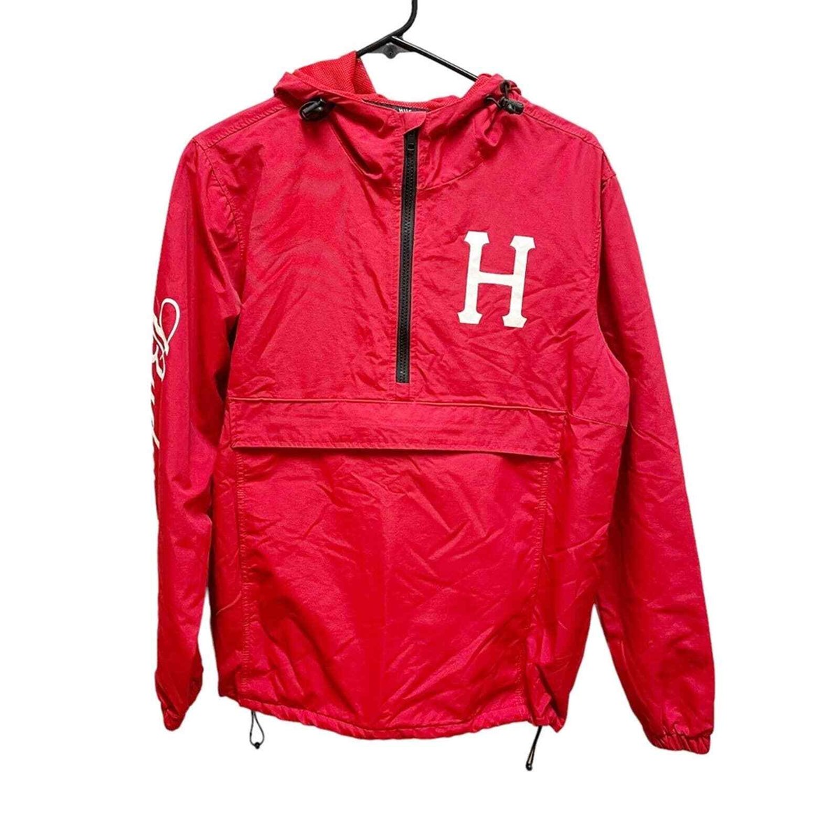 HUF x Budweiser Anheuser Busch Red 1/4 Zip Hooded HUF x Budweiser Anheuser Busch Red 1/4 Zip Hooded