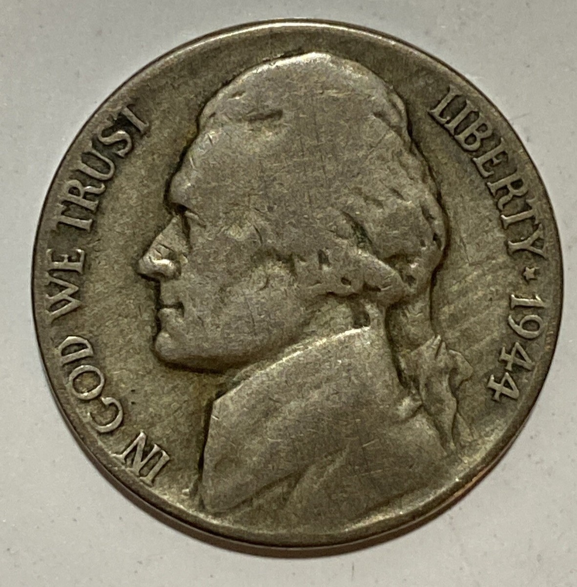 1944 P Jefferson Nickel Silver War Time 35% Silver | eBay