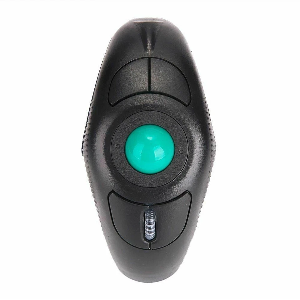 Finger Using Optical Mini Portable Trackball Wireless USB Handheld Mouse Mice - Image 3 of 4