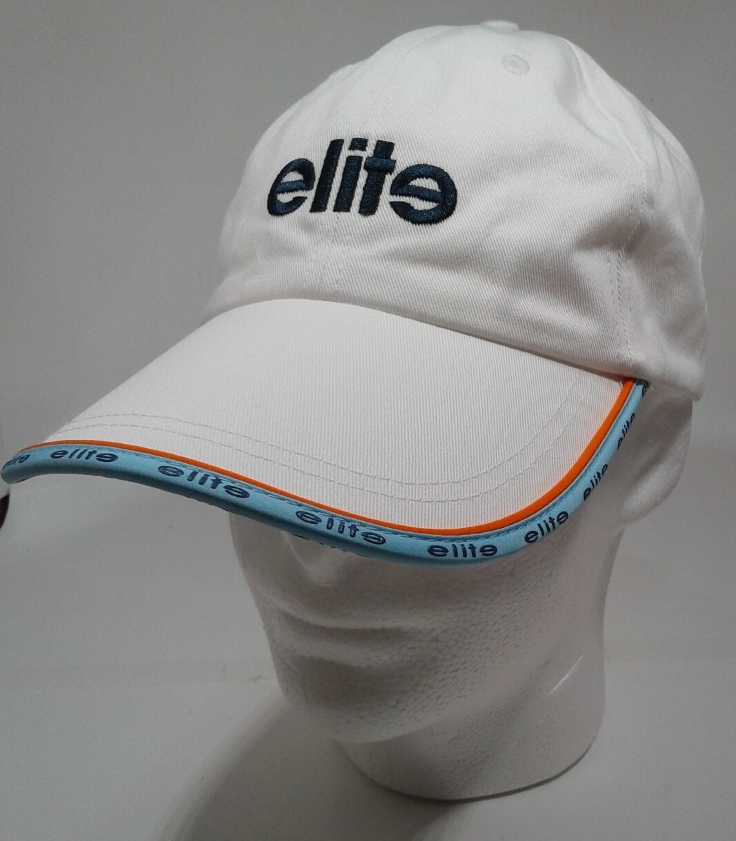 Elite (With Backward 'e') Baseball Cap - White - … - image 4