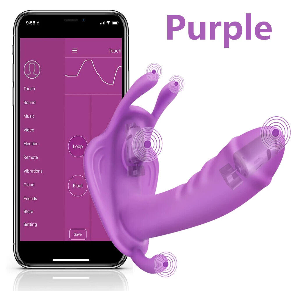 bluetooth butterfly vibrator wireless vibrating egg amazon us Bluetooth Butterfly Vibrator with App Remote Control Wireless Vibrating Egg  with 10 Powerful Vibration Modes Waterproof USB Charge, Controllable with  App for Women : Amazon.de: Health & Personal Care main image 0