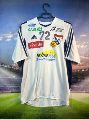 EGGER FC Jersey Football Soccer Match Worn Shirt #72 Adidas Men Size L