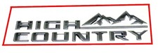 High Country 3d Emblem Fender Chrome Chevrolet Silverado 1500 2500 3500 Suburban High Country 3d Emblem Fender Chrome Chevrolet Silverado 1500 2500 3500 Suburban
