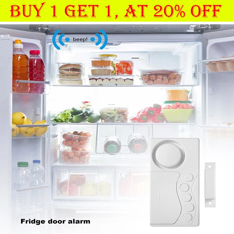 Fridge freezer with on sale open door alert