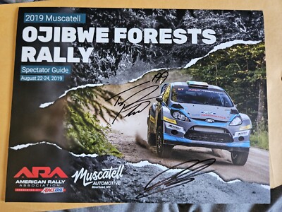Travis Pastrana, David Higgins Signed Subaru Brochure/magazine. Racing 