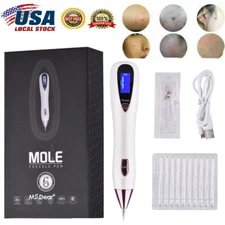 LCD Laser Skin Tag Freckle Wart Dot Mole Remove Pen Dark Spot Tattoo Removal Pen
