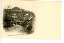 72 La Chartre sur le Loir vue de la Tourelle prise du chemin du cimetière 