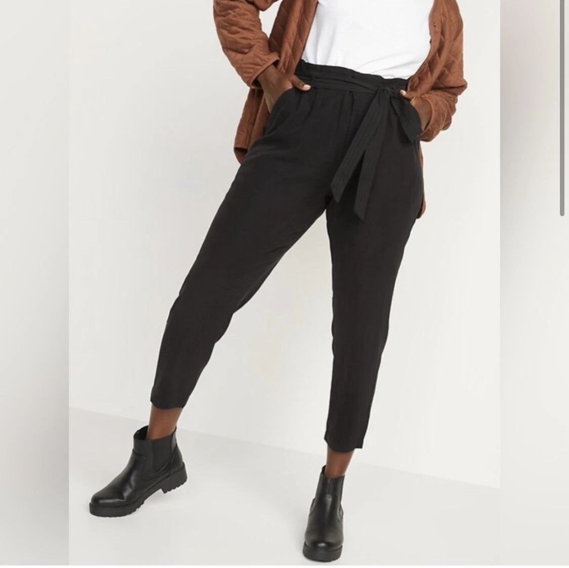 Paperbag pants old navy sale