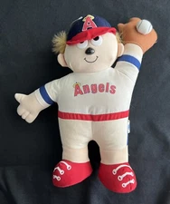 Vintage Los Angeles Angels  Stuffed Baseball Player Plush with tag Sportstuff