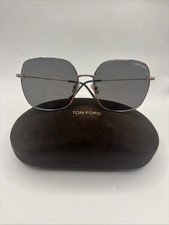 NEW TOM FORD FT1250-K 28A SHINY ROSE GOLD/SMOKE AUTHENTIC SUNGLASSES 59-15-145
