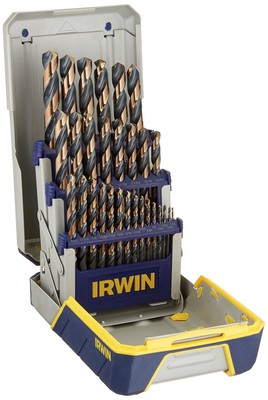 Irwin Tools Irwin Drill Bit Set, High-speed Steel, 29-Piece (3018005)