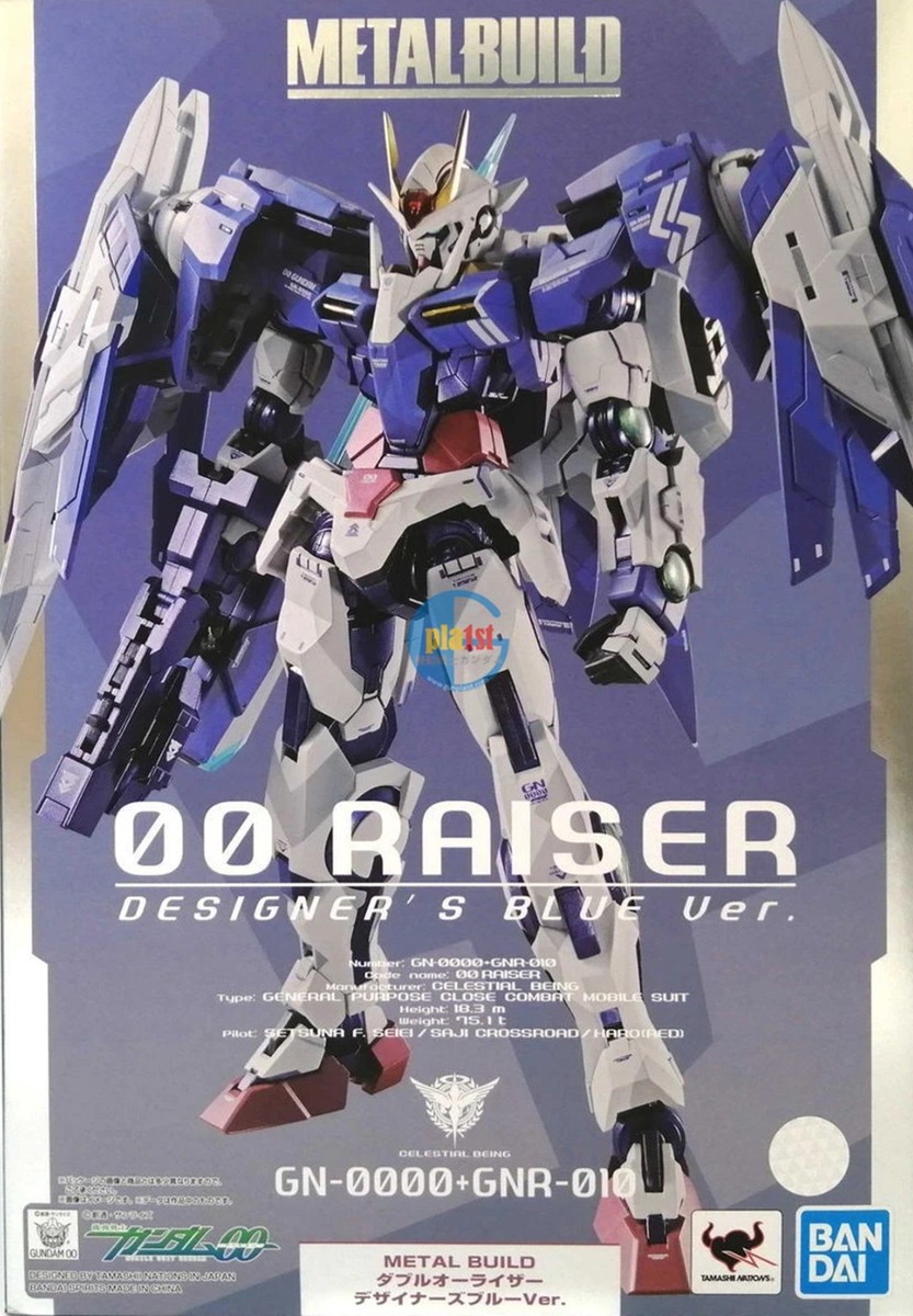 Brand New BANDAI METAL BUILD GUNDAM 00 Raiser Designer's Blue Ver