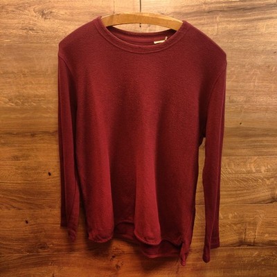 Levis Made Crafted Sweatshirt 2017 Burgundy Terry Portugal Mens Large Size 3
