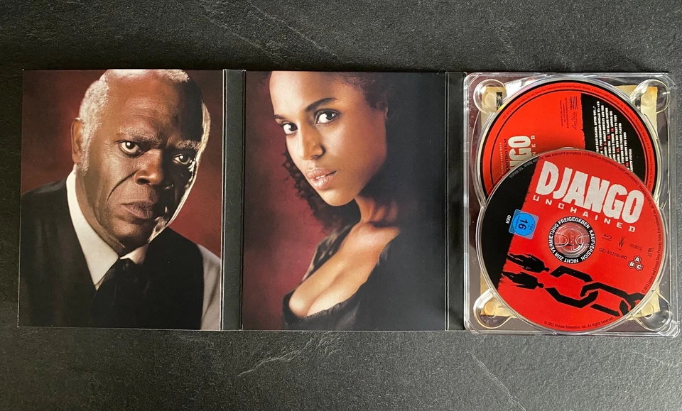 DJANGO UNCHAINED - Digipack mit Soundtrack - Tarantino, Waltz, DiCaprio - Bild 4 von 4