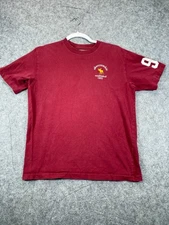 Abercrombie Fitch Kids T Shirt Size XL Dark Red 1892 Moose Logo Crew Cotton