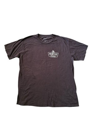 Primitive Apparel Worldwide T Shirt 100% Cotton Brown Men s SZ XL Good Condition