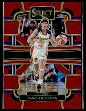2024 Panini Select WNBA 96 Nancy Lieberman Phoenix Mercury Red Prizm 050/149