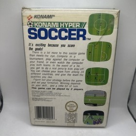 Konami Hyper Soccer &bull; Nintendo NES Game + Box (1992) PAL &bull; Boxed