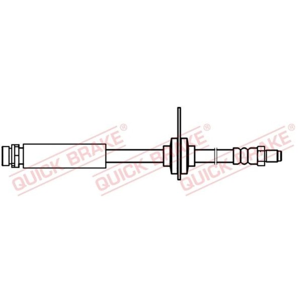 Quick Brake Bremsschlauch Hinten Links Passend FüR Ford C-MAX Focus Grand |-image