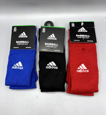 Adidas Lot of 3 Youth Baseball Over The Calf Socks Aeroready Compression Size XS