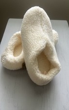 PINK SLIPPERS M 7-8 Ivory