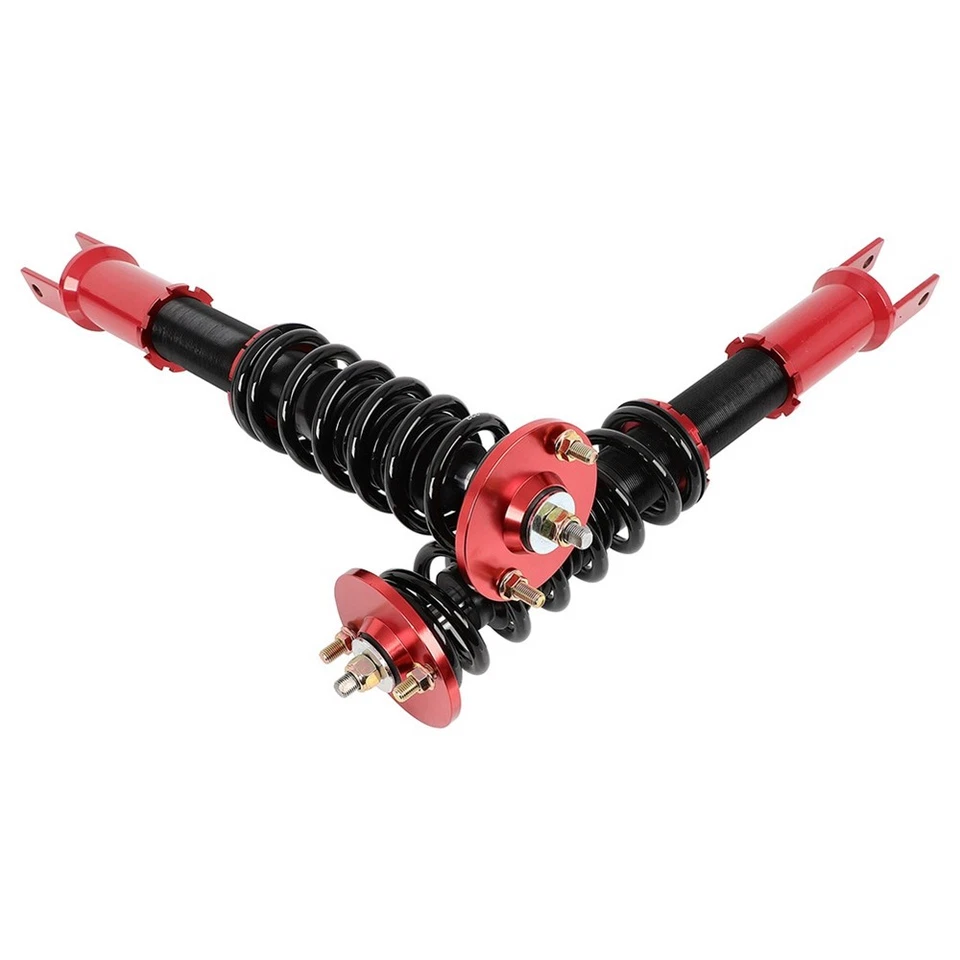 For 09-14 Acura Tl Shocks Red Absorber Suspension Spring Coilovers Struts 4pcs - Изображение 3 из 4