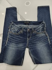 Women's Silver Jeans Aiko Size 25 Skinny
