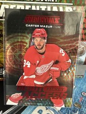 2025-26 Credentials Debut Ticket Access Red Carter Mazur 81/249