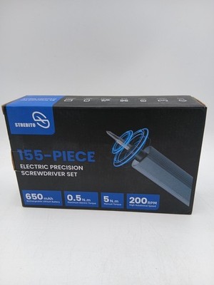 STREBITO Electric Screwdriver 155 in 1 Mini Electric Screwdriver Set (I1-A3)