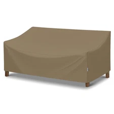 SunPatio Outdoor Couch Cover 80 Inch, Heavy Duty Waterproof 3-Seater Patio So...