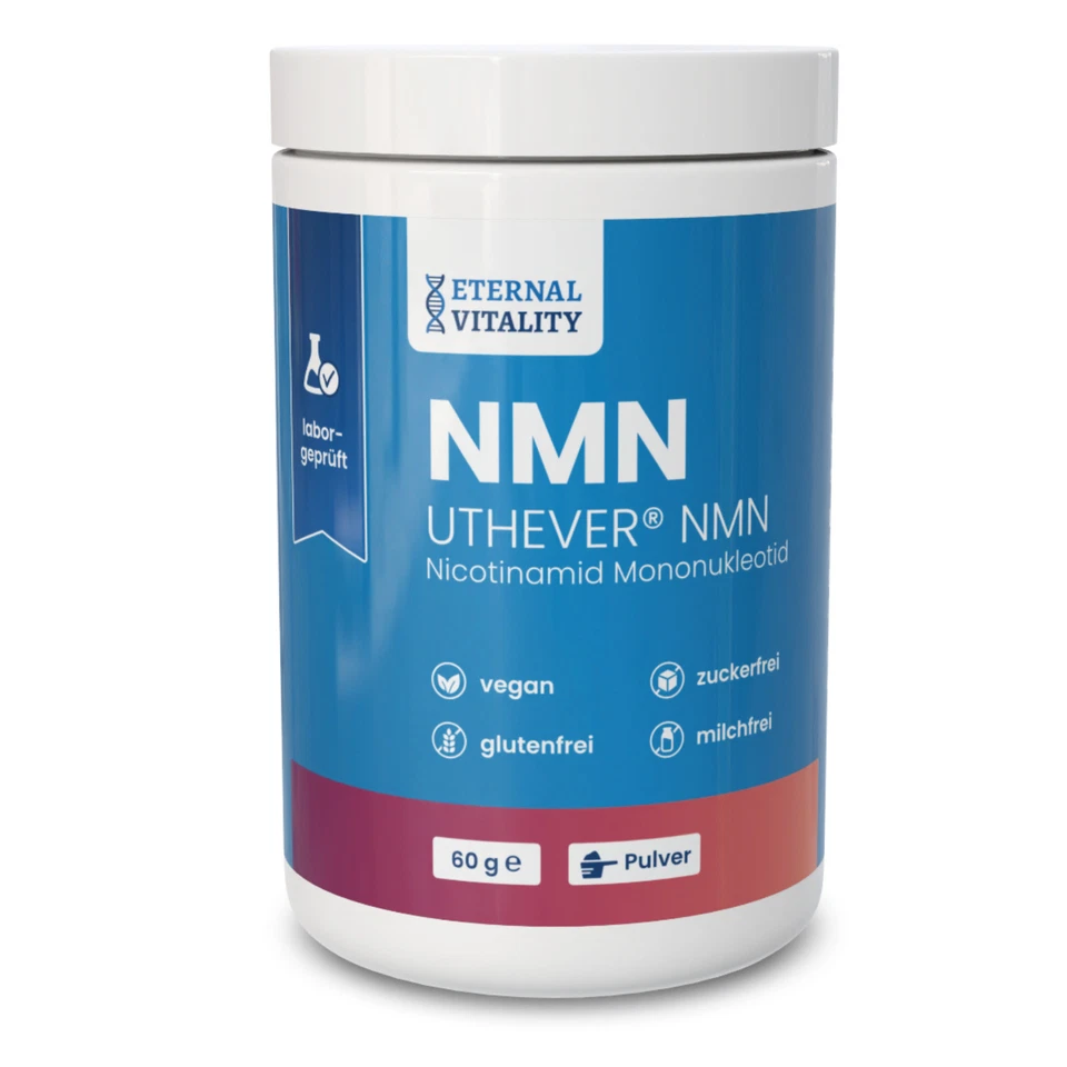 ETERNAL VITALITY 60g NMN Pulver kaufen - Nicotinamid Mononukleotid - Uthever® NMN