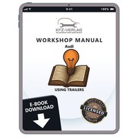 Audi A3 Type 8P 2003-2012 Guide For Using Trailers repair Workshop Manual Pdf